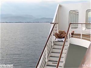 ass fucking porno with the captain and his assistant on a luxury yacht